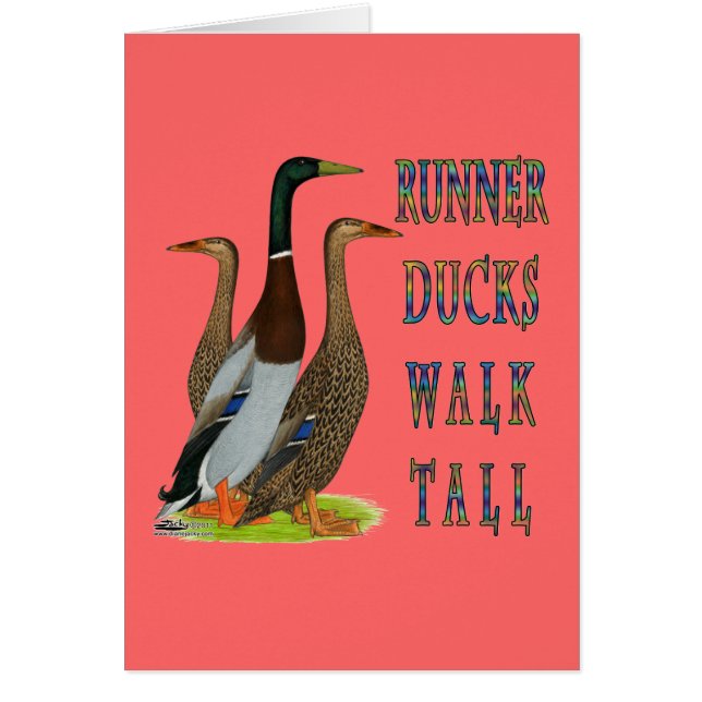 Coureurs Canards Marcher Haut (Devant)