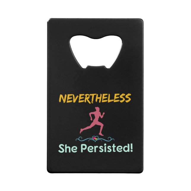 Coureuse Féministe Néanmoins Elle A Persisté (Devant)