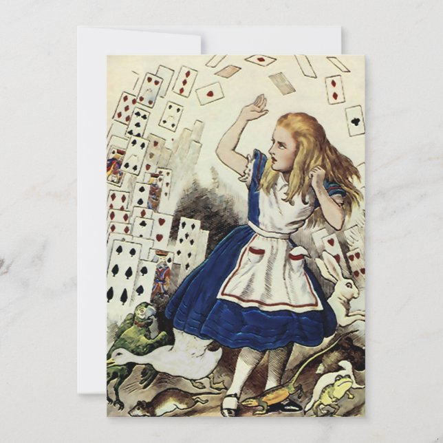 Courez la course d'Alice ! Invitations de ~ (Devant)