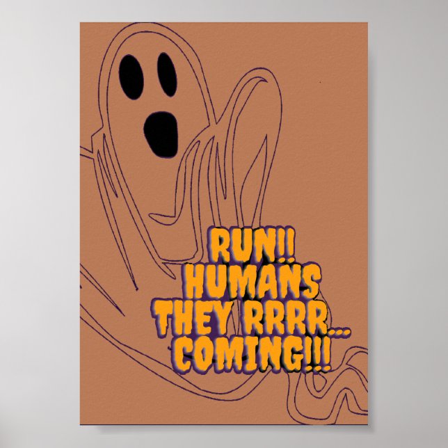 Courez ! ! Posters d'Halloween (Devant)