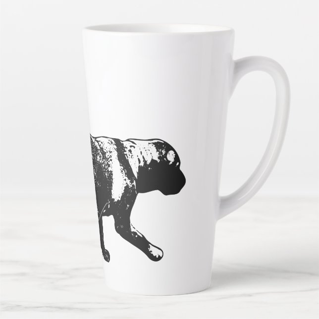 Courir Labrador Retriever Ink Art Mug (Droite)
