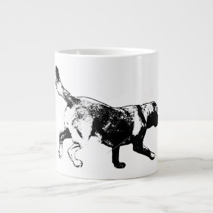 Courir Labrador Retriever Ink Art Mug