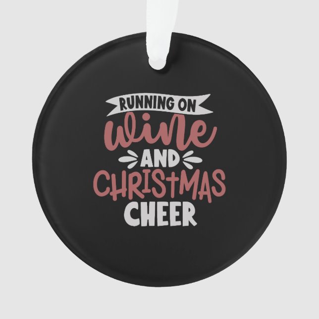 Courir Sur Le Vin Et Noël Cheer Vin De Noël (devant)