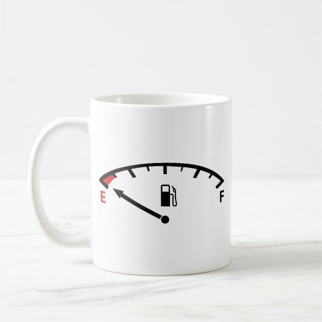 Courir Sur Une Mug De Café Vide (Gauche)
