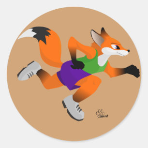 Courir Toon Fox Sticker