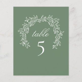 Couronne botanique de luxe Sage Table