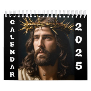 Couronné dans la table de Grace Jesus Calendrier