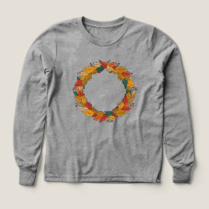 Couronne de feuilles d'automne