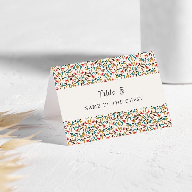 Couronne de fleurs romantique élégante pour carte  (Créateur téléchargé)