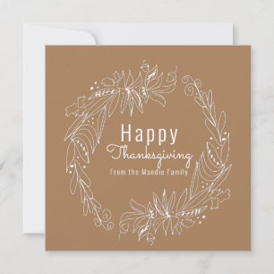 Couronne de glands de Thanksgiving Illustration de
