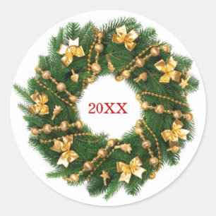 Couronne de joie - Autocollant rond