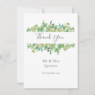 Couronne de mariage Merci Eucalyptus Verdure