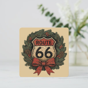 Couronne de Noël de l'ancienne route 66