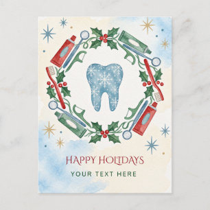 Couronne de Noël dentaire Noël du dentiste Vacance