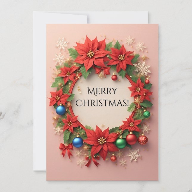 Couronne de Noël festive (Devant)