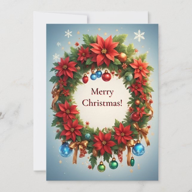 Couronne de Noël festive (Devant)