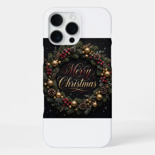 Couronne de Noël iPhone 16 Pro Max Coque