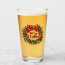 Couronne de Noël Verre Tumbler