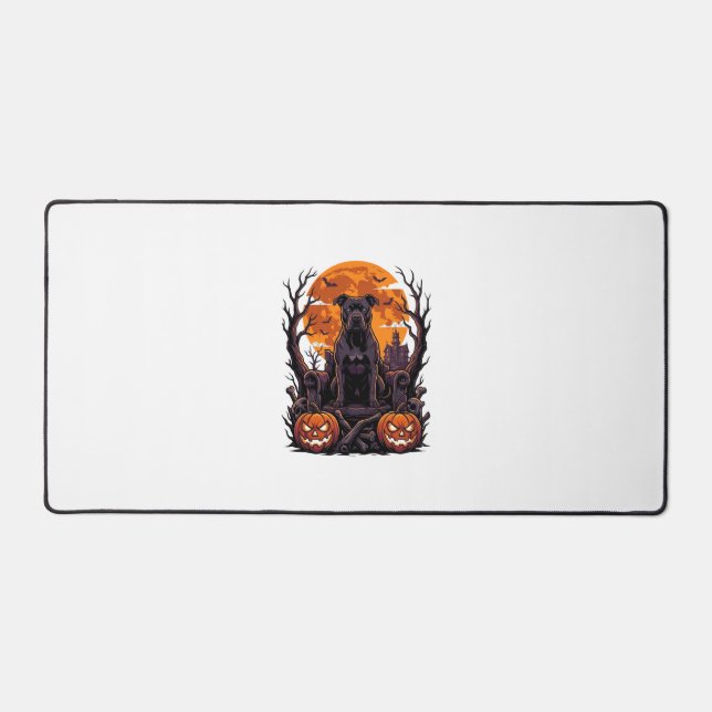 Couronne de Pâques citrouilles lune pleine Hallowe (Recto)