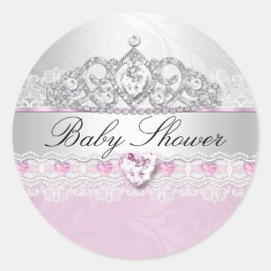 Couronne de Princesse Rose & Autocollants pour Bab