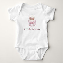Couronne de princesse rose royale Body bébé