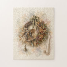 Couronne de puzzle d'automne