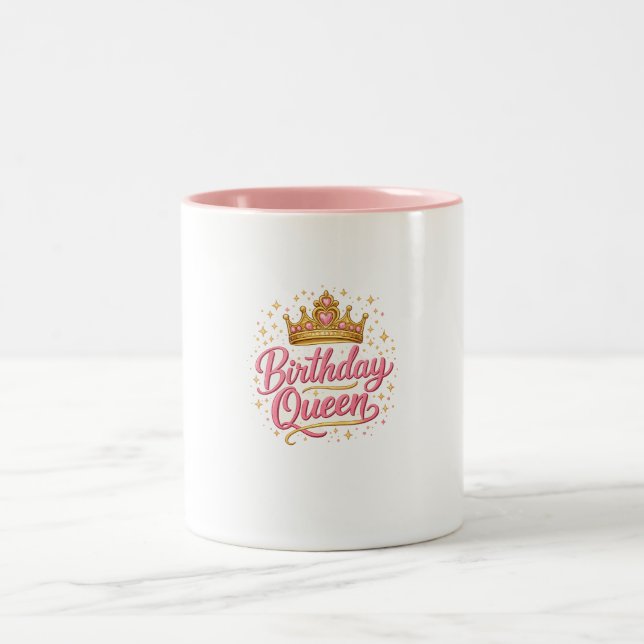 Couronne de Reine d'Anniversaire Mug – Anniversair (Centre)
