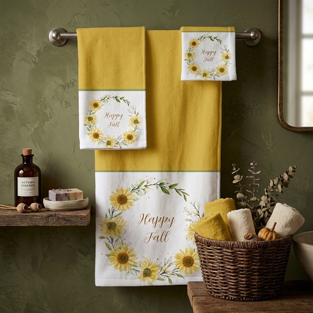 Couronne de tournesols avec texte personnalisable  (Créateur téléchargé)