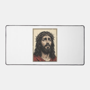 Couronne d'épines vintage portrait religieux art v
