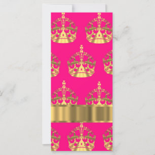 couronne d'or sur rose chaud