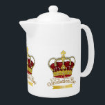Couronne du jour du couronnement<br><div class="desc">Conception de la Couronne de style Tudor pour commémorer le couronnement du roi Charles III.</div>