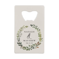 Couronne feuillage rustique fête de mariage d'hive