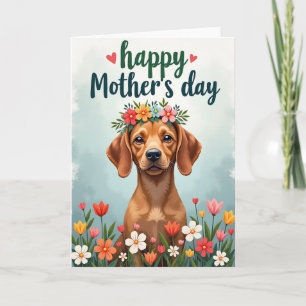 Couronne Fleurie Carte Chiot