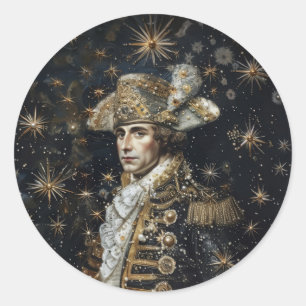 Couronne Napoléon - Stickers ronds pour papeterie