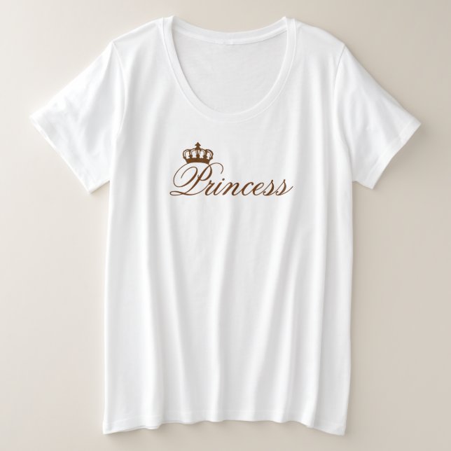 Couronne princesse (options de style et de taille) (Design devant)
