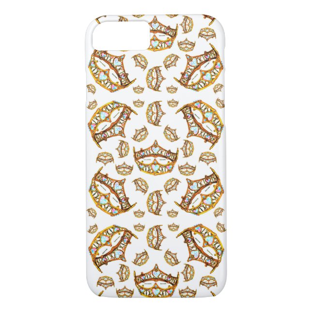 couronnes d'or Queen of Hearts et coque iphone de  (Dos)