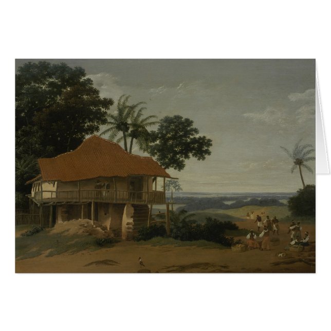 Courrier de Frans : Paysage brésilien (blanc à (Devant horizontal)