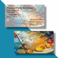 Cours d'art artistique Carte de visite