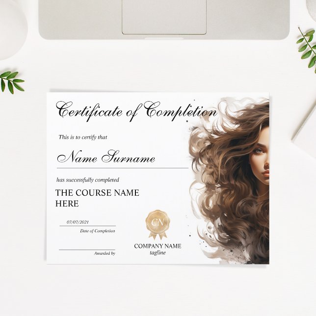Cours d'attribution d'un certificat d'achèvement m (Créateur téléchargé)