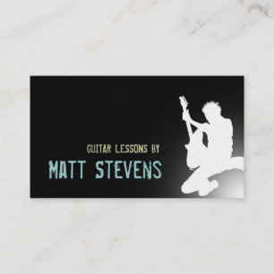 Cours de Guitare Carte de Visite Professeur de Mus