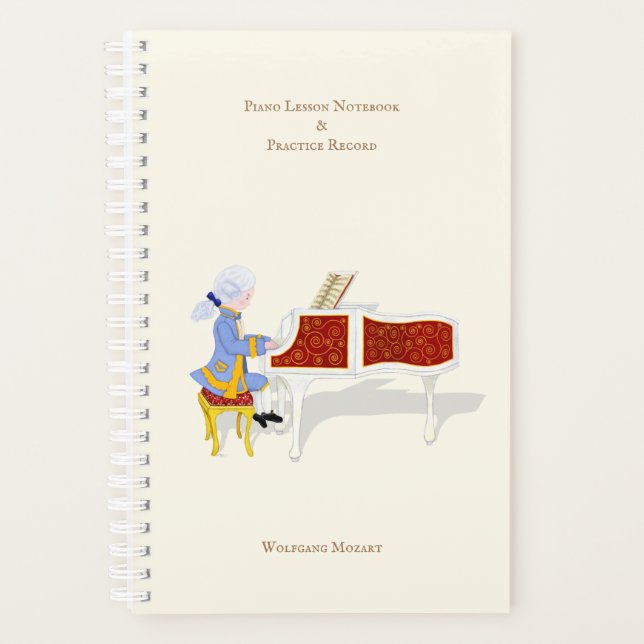 Cours de piano et dossier de pratique personnalisé (Devant)