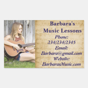 Cours de piano ou de violon de musique Stickers pr