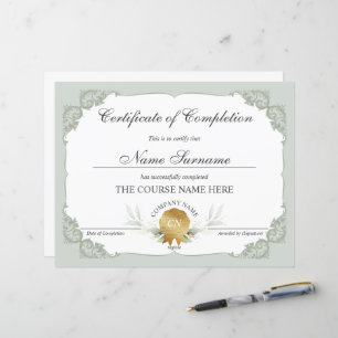 Cours d'obtention du certificat d'or floral
