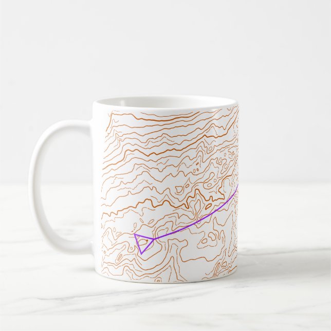 Cours d'orientation Nescopeck Café Mug (Gauche)