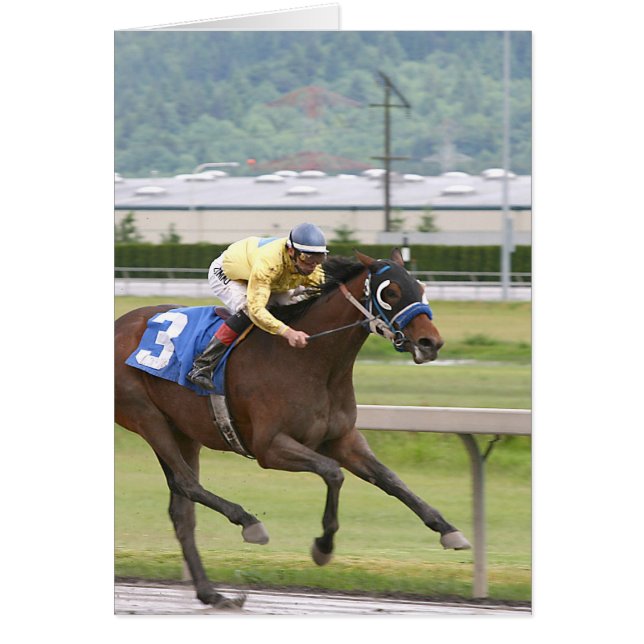 Course à cheval (Devant)