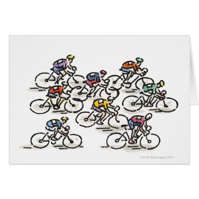 Course à vélo (Devant horizontal)