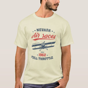 Course aérienne vintage Nevada letting T-Shirt