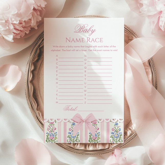 Course au prénom bébé Love Shack bébé jeu Coquette (Créateur téléchargé)