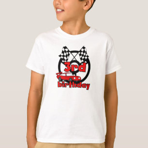 Course automobile 3e anniversaire Tshirts et cadea