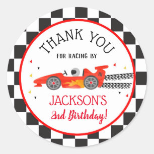 Course automobile Deux Stickers 2 Anniversaire Rap